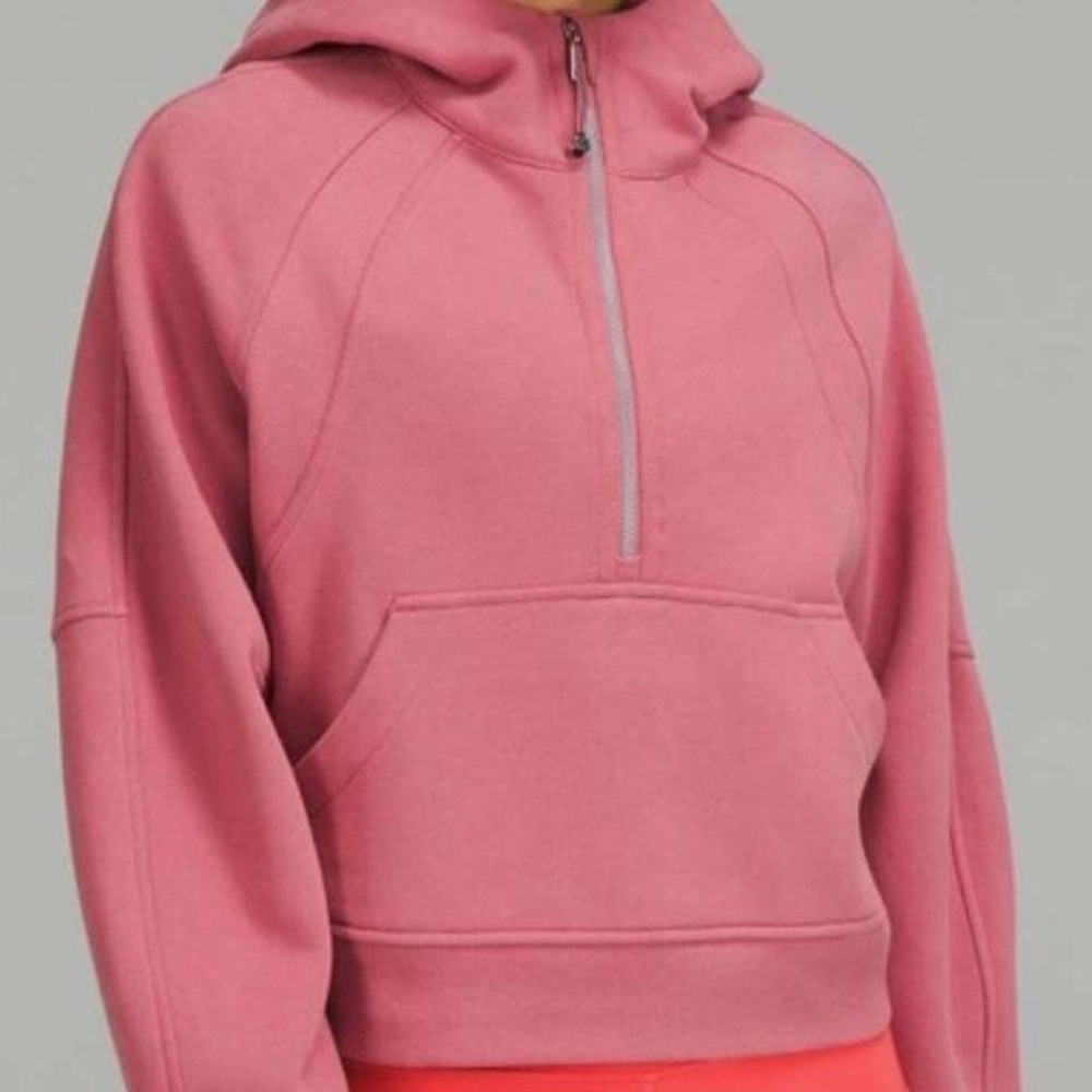 Lululemon Scuba Oversized Half-Zip Hoodie - Pink